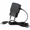 Caricatore con Cavo MicroUSB 1A Spina Europea 2pin Nero
