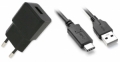 Alimentatore da Rete Italiana 5V 2.1A con cavo USB-C 3.0 Nero