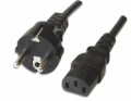 Cavo alimentazione C13 F a Schuko 1,8 mt nero