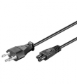 Cavo Alimentazione Svizzero Tipo J, SEV 1011 a C5 1,8 mt Nero