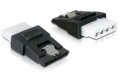 Adattatore di Alimentazione 4 pin Molex F a SATA 15 pin F con Clip