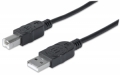 Cavo USB 2.0 A maschio/B maschio 1.8m Nero
