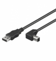 Cavo USB 2.0 A maschio/B maschio angolato 0.5 m