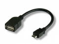 Cavo USB 2.0 OTG A Femmina / Micro B Maschio 0.2 m