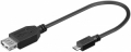 Cavo USB 2.0 A femmina/Micro B maschio 0.2 m