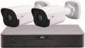 Kit Videosicurezza 2 Telecamere IP Bullet 2MP e Videoregistratore NVR 4 canali